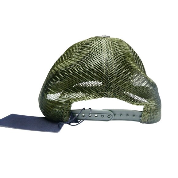 Ed Hardy Rhinestone Dragon Tattoo Olive Green Baseball Cap - One Size Fits All - Picture 4 of 6